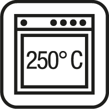 Vhodné do trouby do 250°C